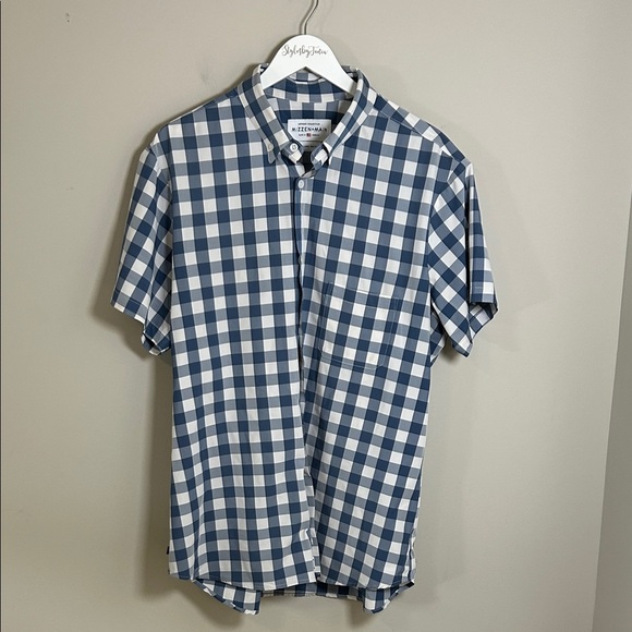 Mizzen Main Leeward Scout Short Sleeve Button Shirt Mens Trim Performance Sz XXL